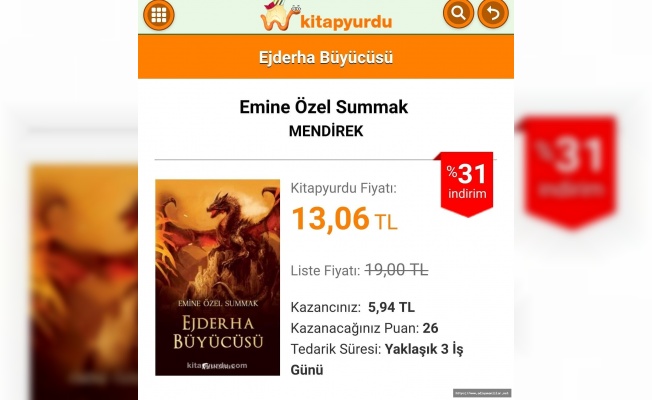 Emine Özel Summak’ın “Ejderha Büyücüsü” Kitabı Çıktı