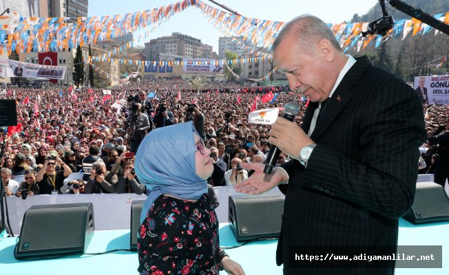 Erdoğan, "Mektubuna cevap veremedim ama çıktım geldim"