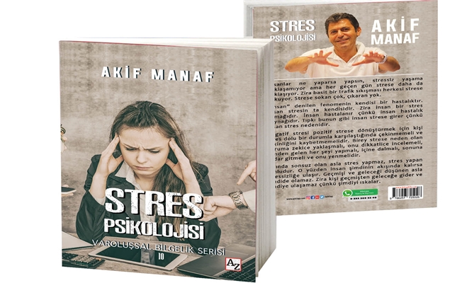 Dünyaca ünlü yazardan stres konusunda çığır açan kitap