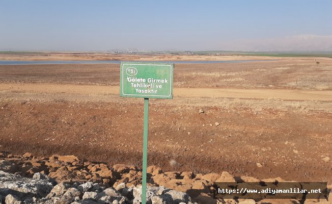 Çamgazi Barajında kuraklığın korkutucu görüntüsü