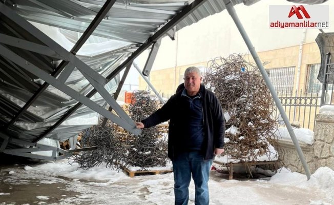 Turanlı: “Kar yağışı tarım alanlarına zarar verdi”