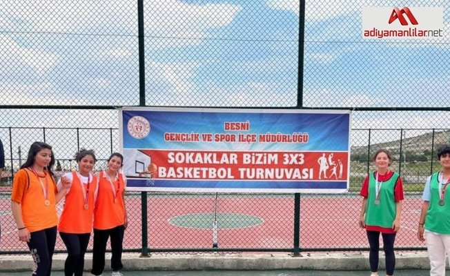 Besni’de Sokaklar Bizim 3x3 Basketbol Turnuvası düzenlendi