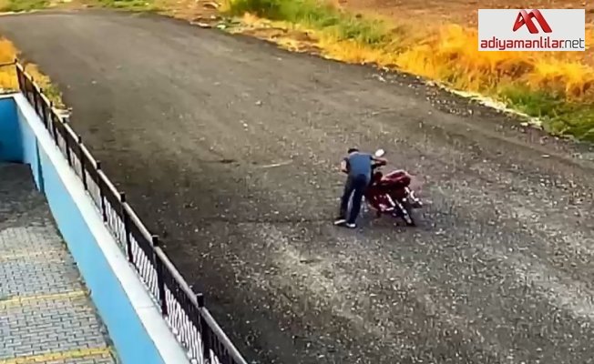 Park halindeki motosiklet çalındı
