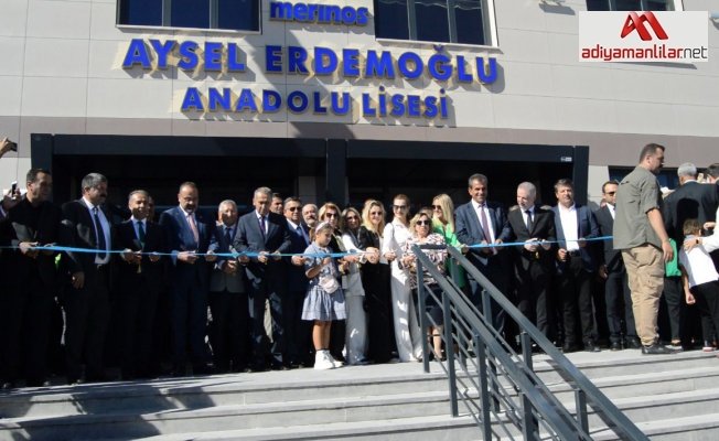 Aysel Erdemoğlu Anadolu Fen Lisesi açıldı