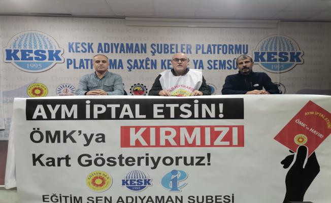 Abdullah Demir: Anayasa Mahkemesi’ni öğretmenlerin sesini duymaya çağırıyoruz