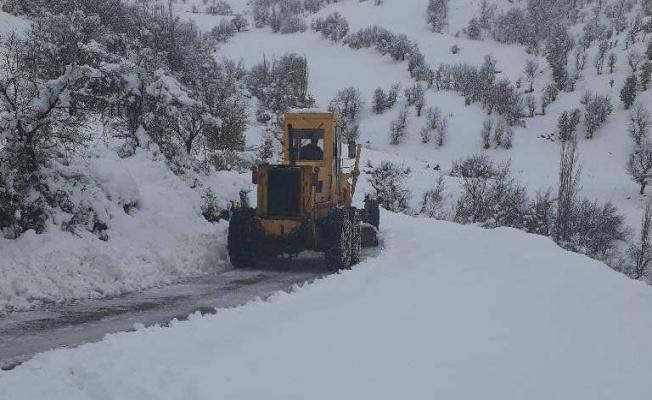 Adıyaman'da kar nedeniyle 116 köy yolu ulaşıma kapandı