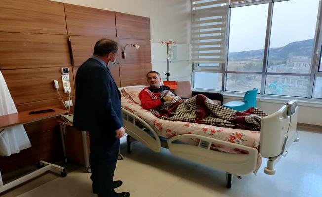 Başkan Kılınç, Hasta ve hasta yakınlarını yalnız bırakmıyor