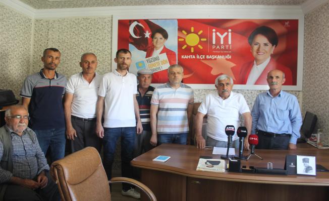 İYİ Parti Kahta İlçe Teşkilatından toplu istifa