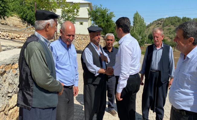 Milletvekili Tutdere'nin köy ziyaretleri devam ediyor