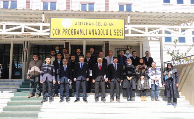 Milli Eğitim Müdürü Gören, Çelikhan’da okulları ziyaret etti