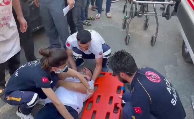 Otomobil ile çarpışan motosiklet sürücüsü yaralandı - Videolu Haber 