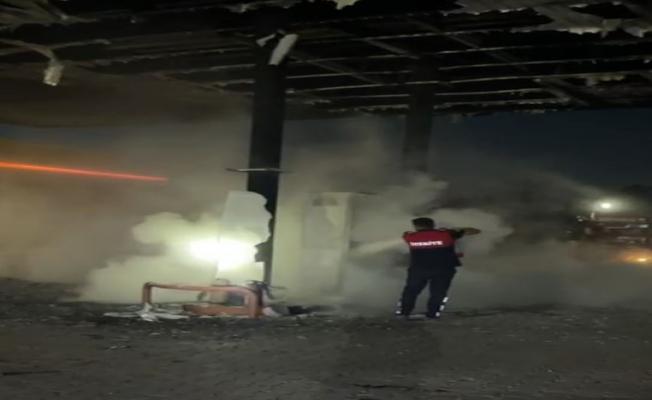 Petrol istasyonunda korkutan patlama - Videolu Haber 