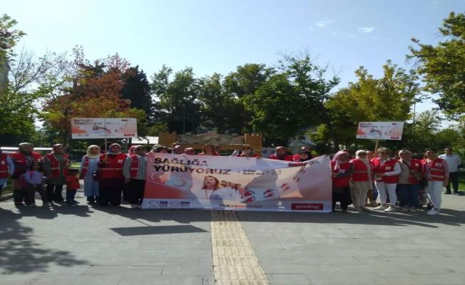 Türk Kızılay Adıyaman Kadın Teşkilatından 'Dünya Yürüyüş Günü' etkinliği - Videolu Haber 